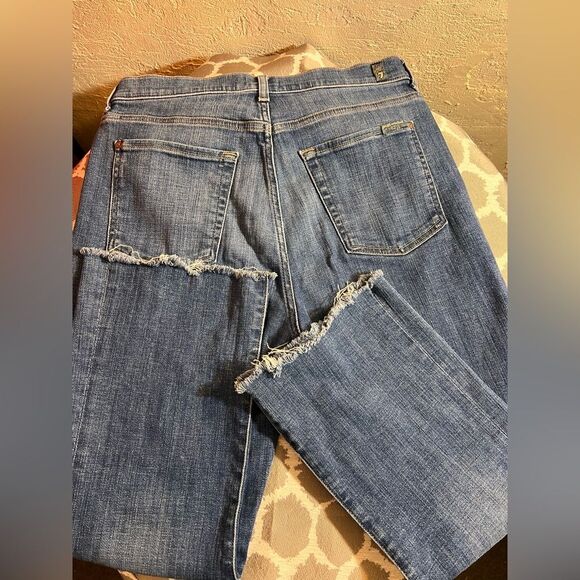 7 for All Mankind high waist slim kick Women's Jeans- medium wash - Picture 6 of 6